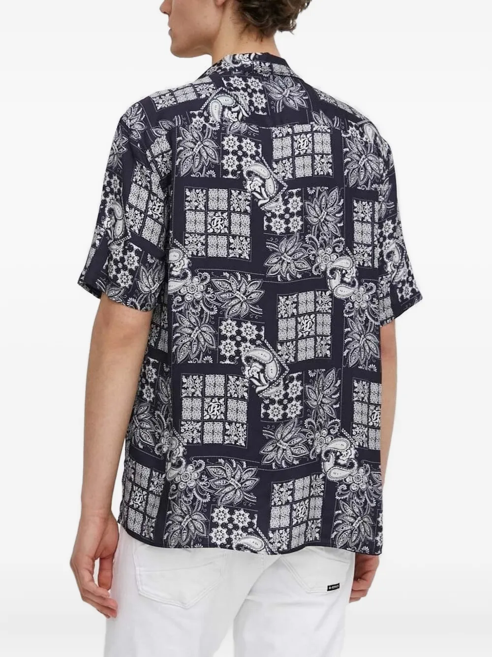 The Kooples Overhemd met paisley-print - Blauw