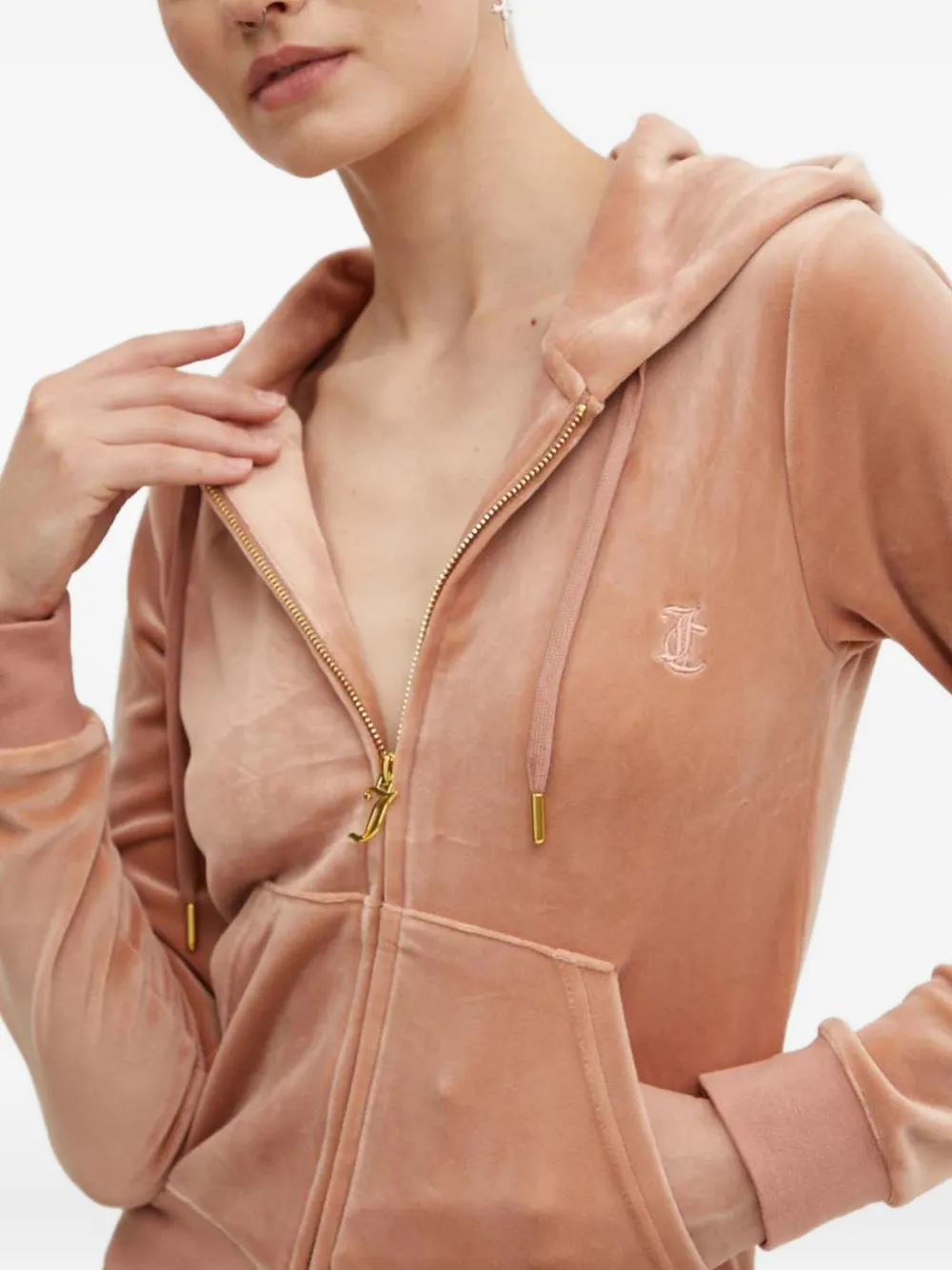 Juicy Couture Hoodie met rits Beige