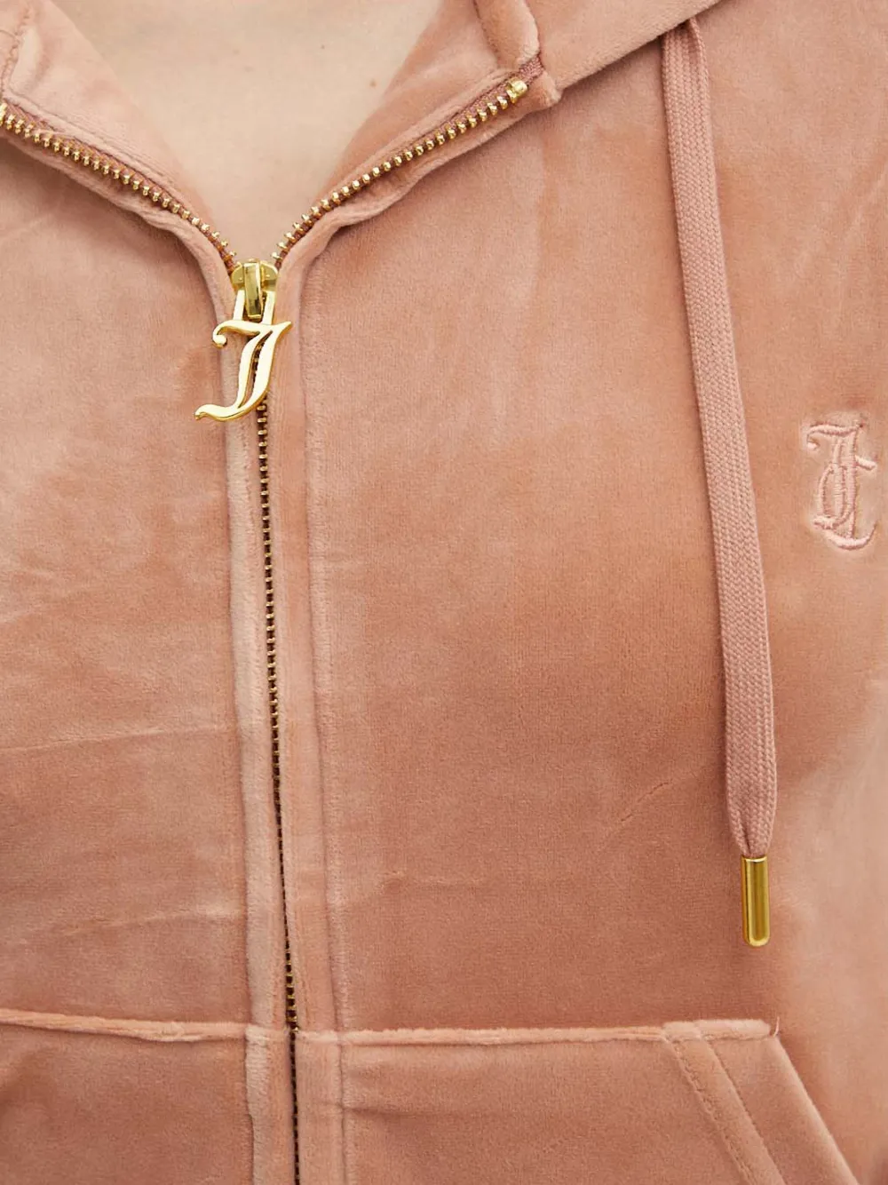 Juicy Couture Hoodie met rits Beige