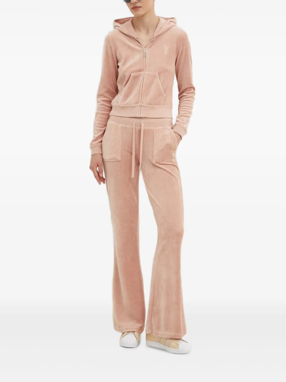 Juicy Couture zip hooded hoodie - Roze