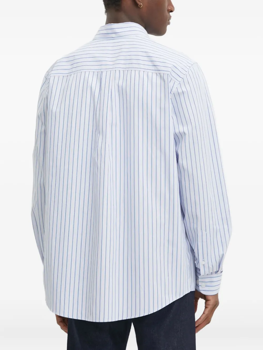 Les Deux Gestreept overhemd Blauw