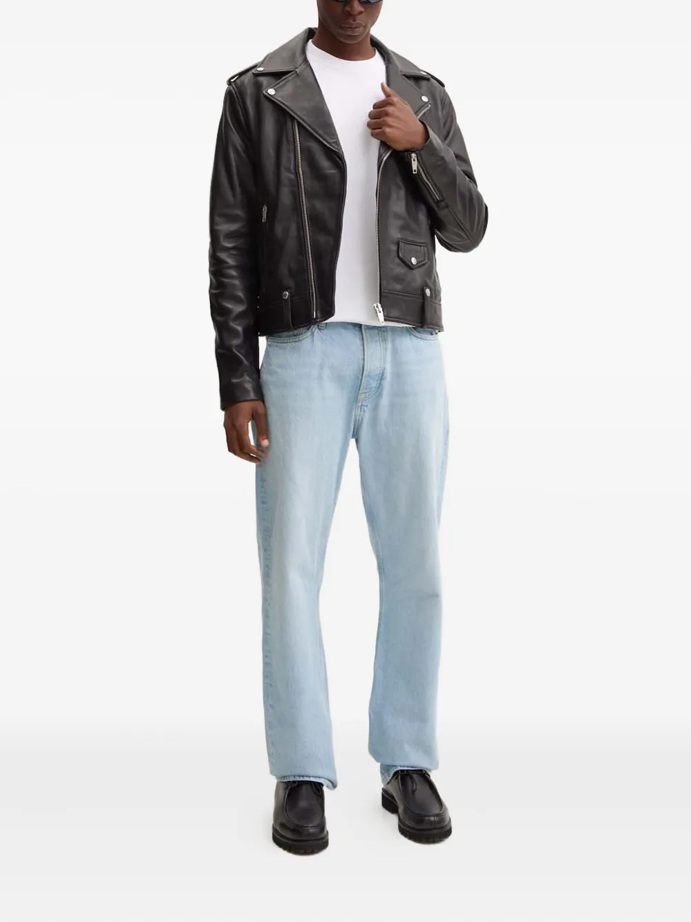 The Kooples embroidered-detail crew-neck T-shirt - Wit