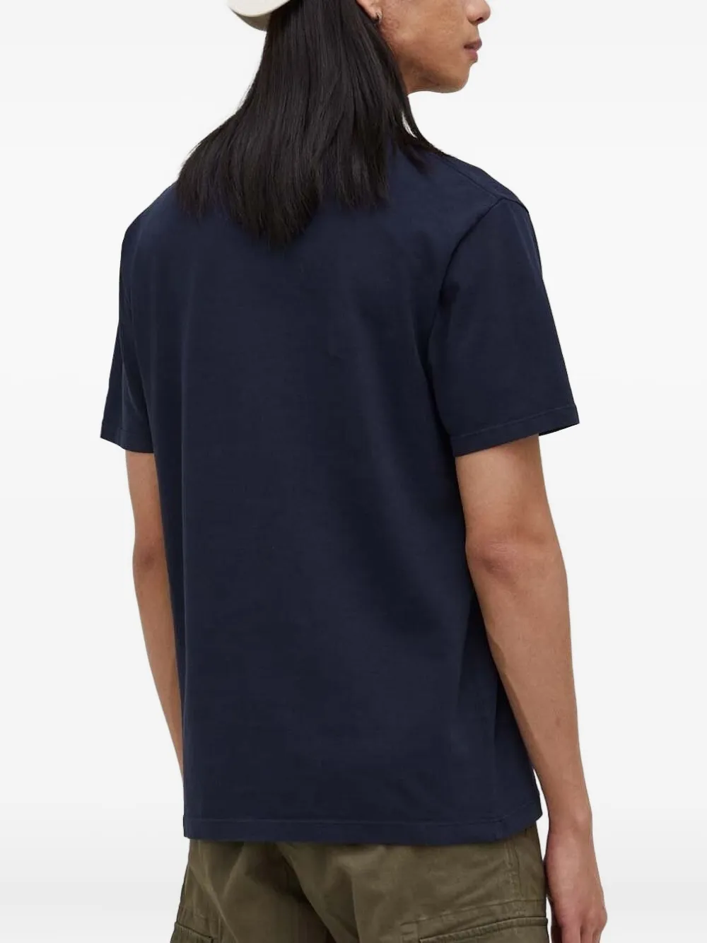 The Kooples T-shirt met doodskopprint - Blauw