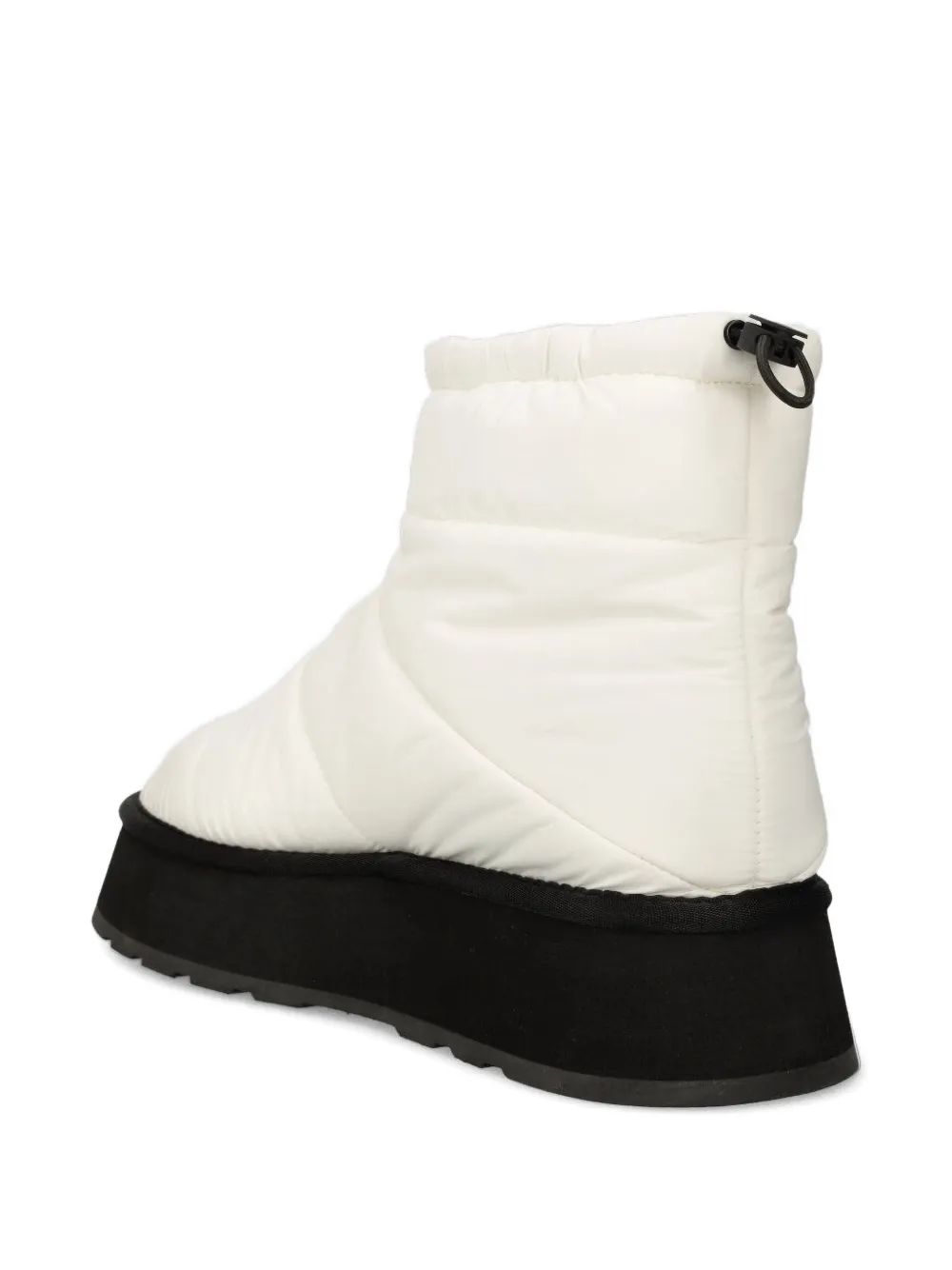 Juicy Couture Quilted Platform Boots In White