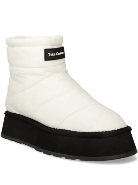 Juicy Couture quilted platform boots