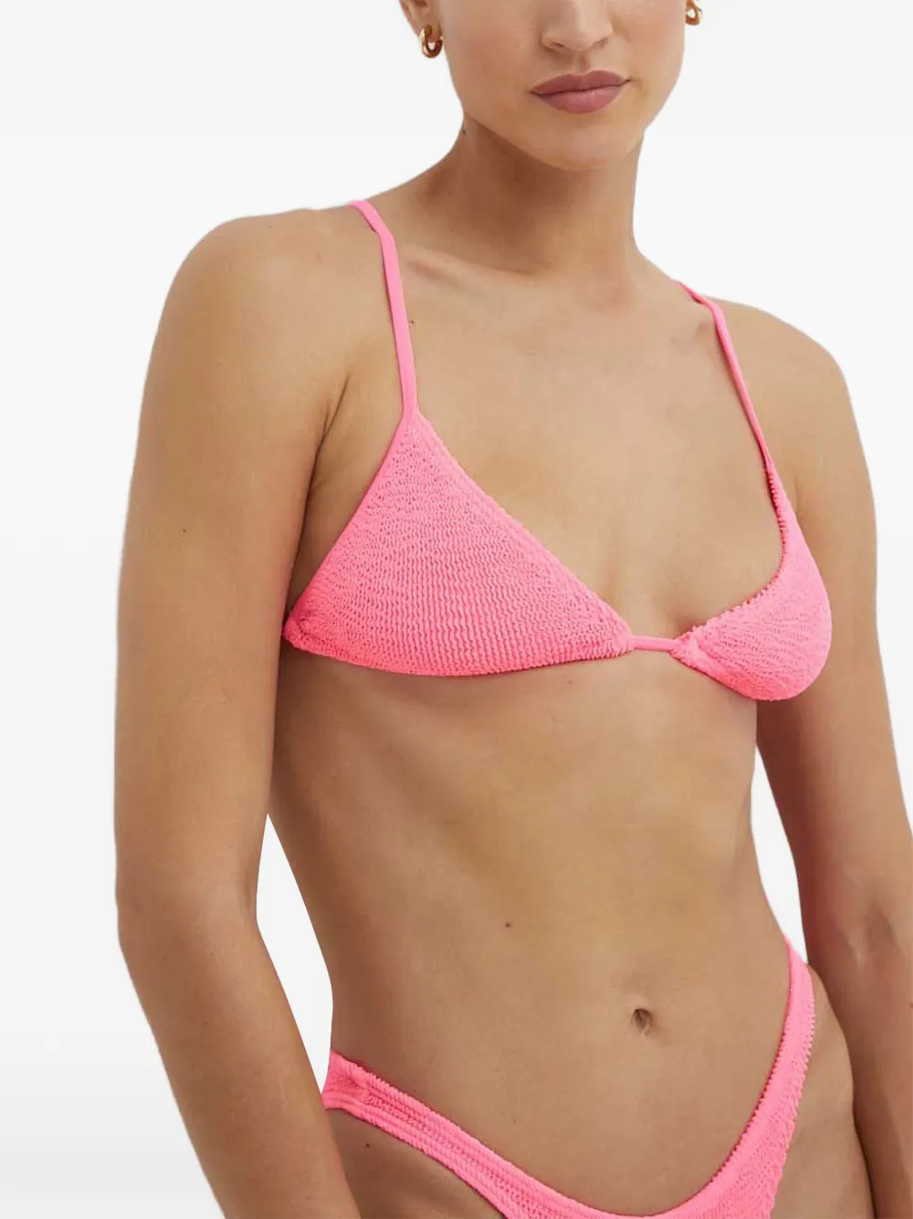Bond-eye Top bikini a triangolo - Rosa