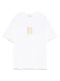 MSGM Kids logo-print T-shirt - White