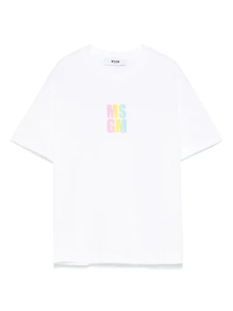 MSGM Kids logo-print T-shirt