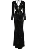 Roberto Cavalli Ray Of Gold gown - Black
