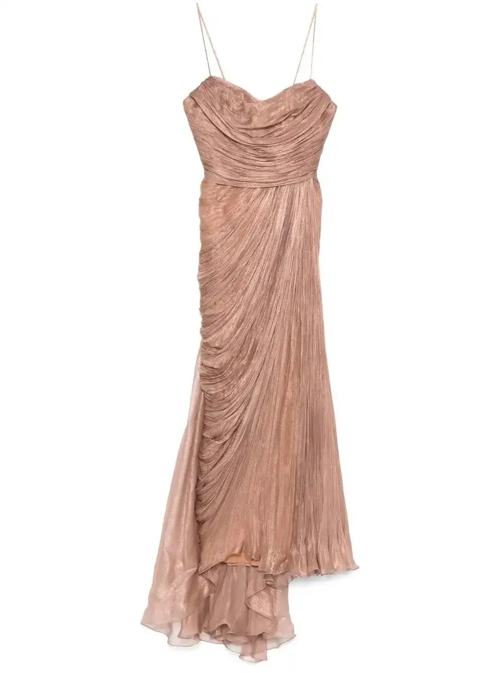 Shop Maria Lucia Hohan Regina Maxi Dress In Pink