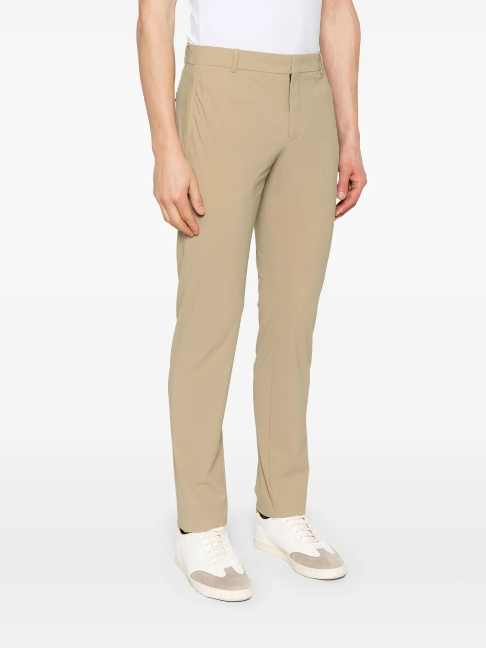 PT Torino Broek met toelopende pijpen Beige