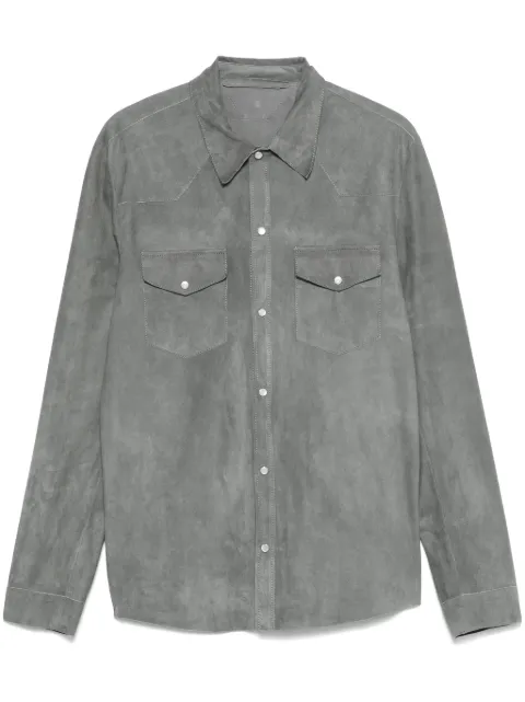 Salvatore Santoro camisa de gamuza