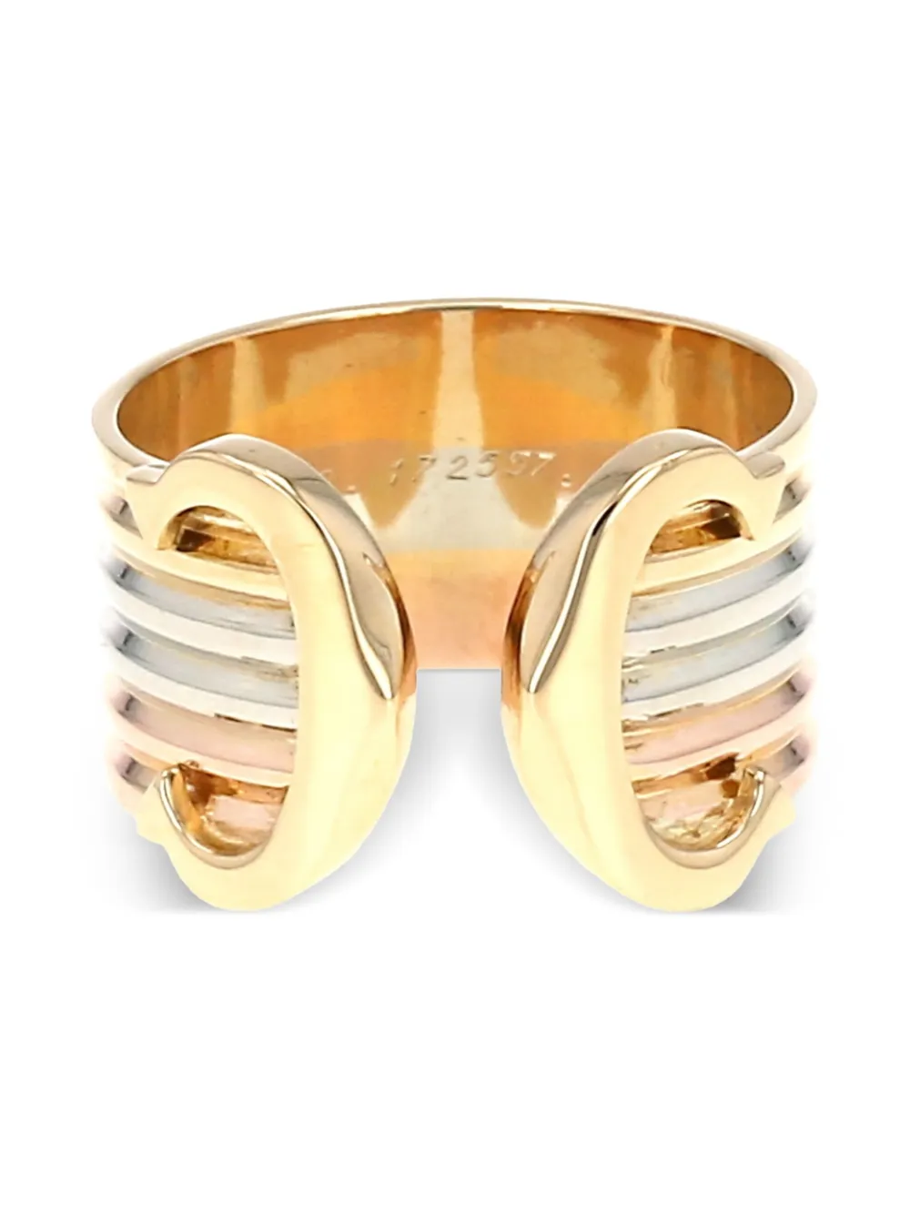 Cartier 18kt yellow gold Open Cartier C ring - Roze