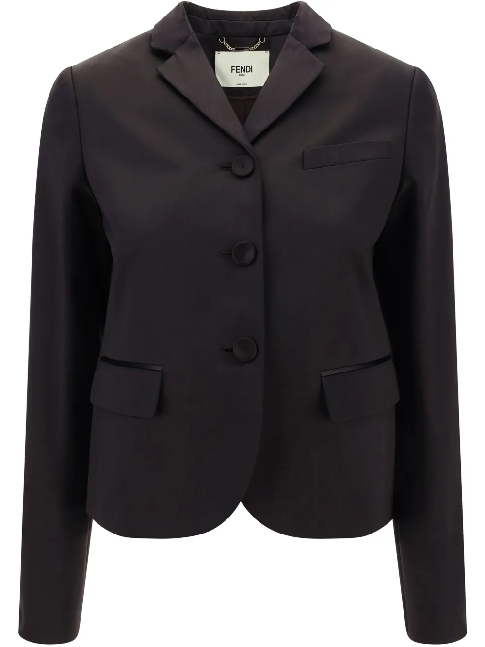 FENDI Satijnen blazer Bruin
