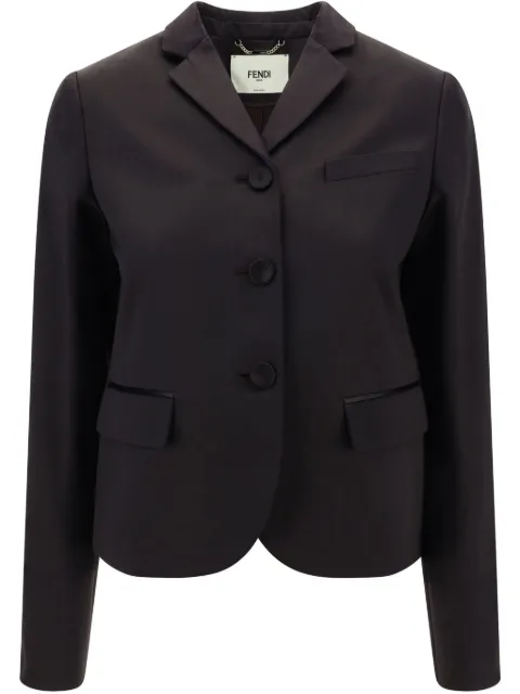 FENDI blazer de satén