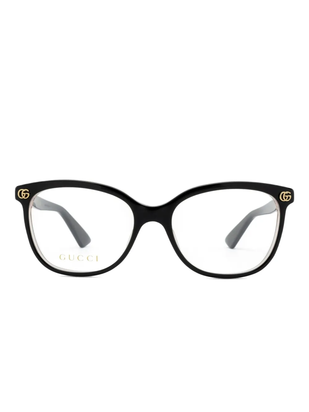 Gucci Eyewear Occhiali squadrati con logo - Nero