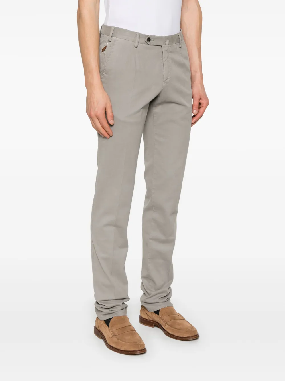 PT Torino Slim-fit broek Grijs
