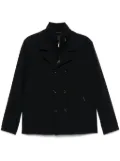 Moorer layered-effect jacket - Blue