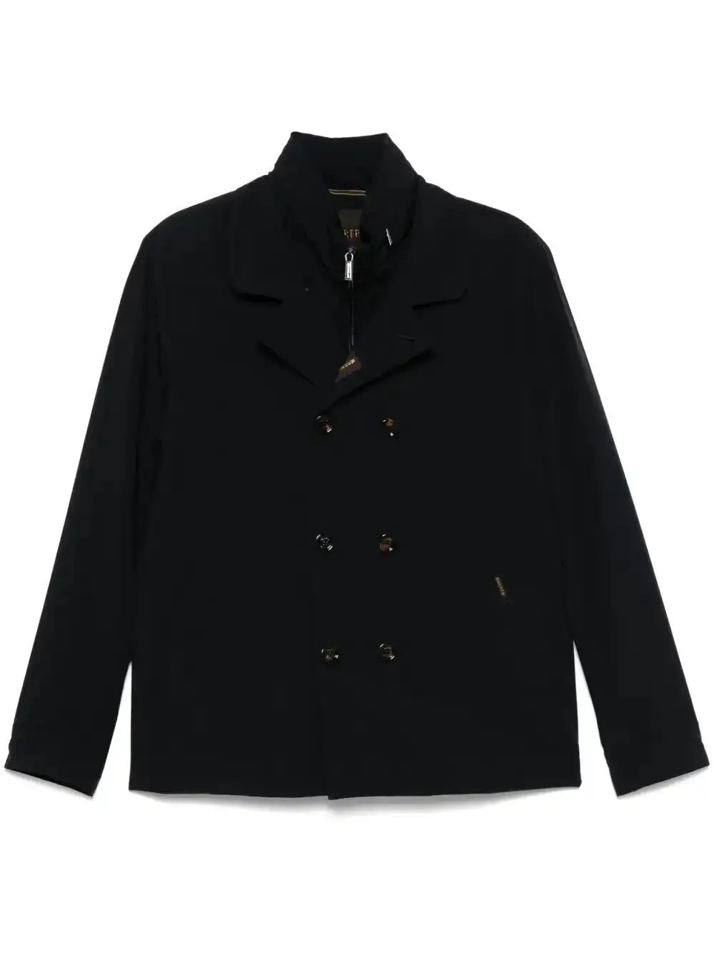 layered-effect jacket