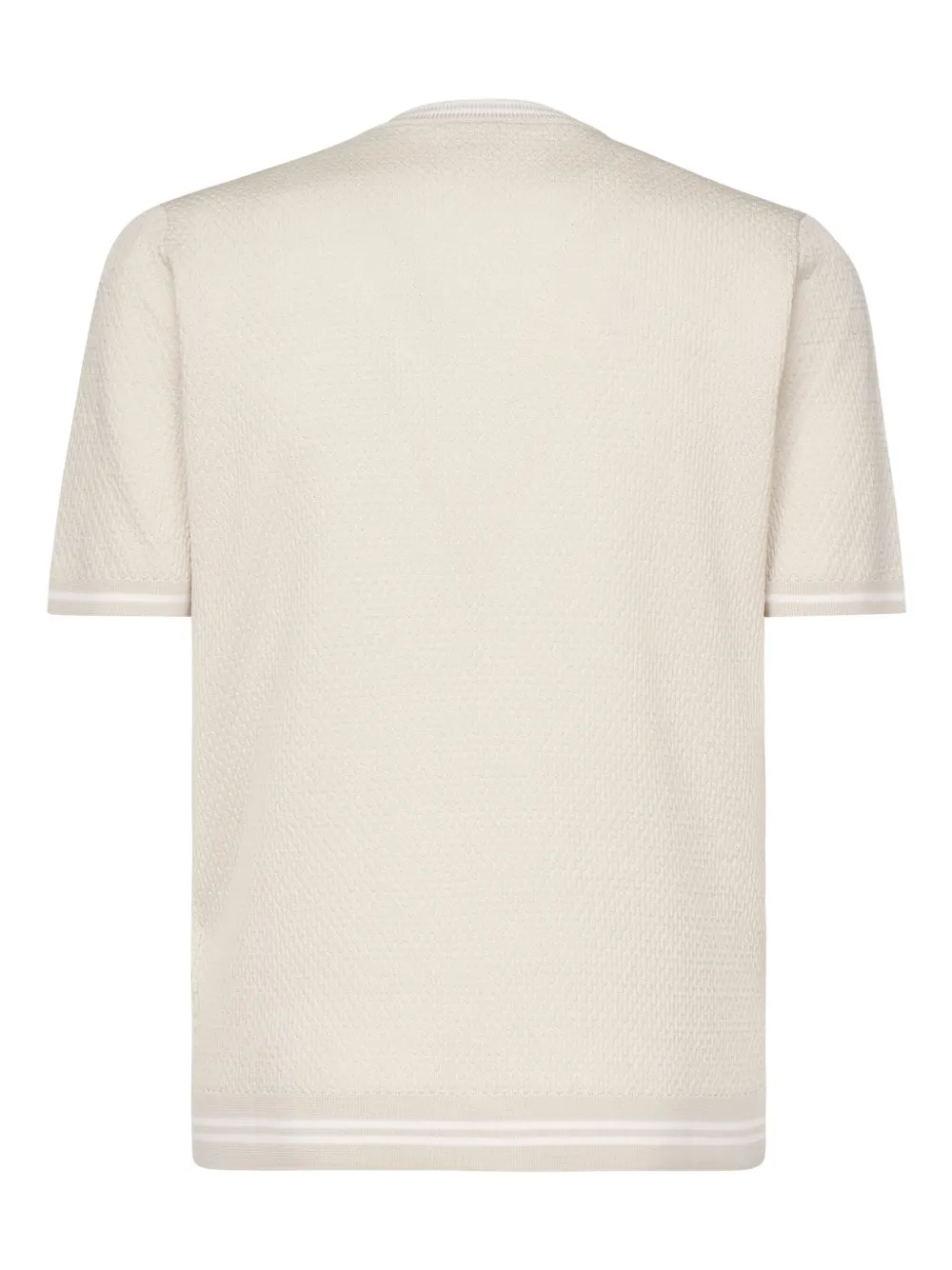 Eleventy fine-knit T-shirt - Beige