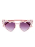 ANGEL'S FACE KIDS Heart-frame sunglasses - Pink