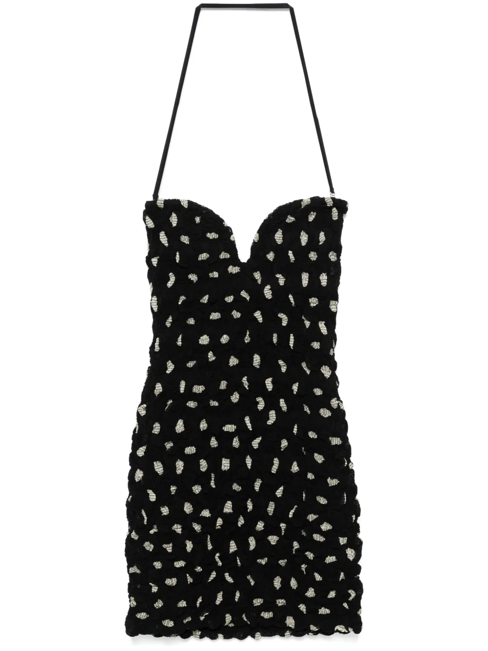 Nanushka Jannika mini-jurk Zwart