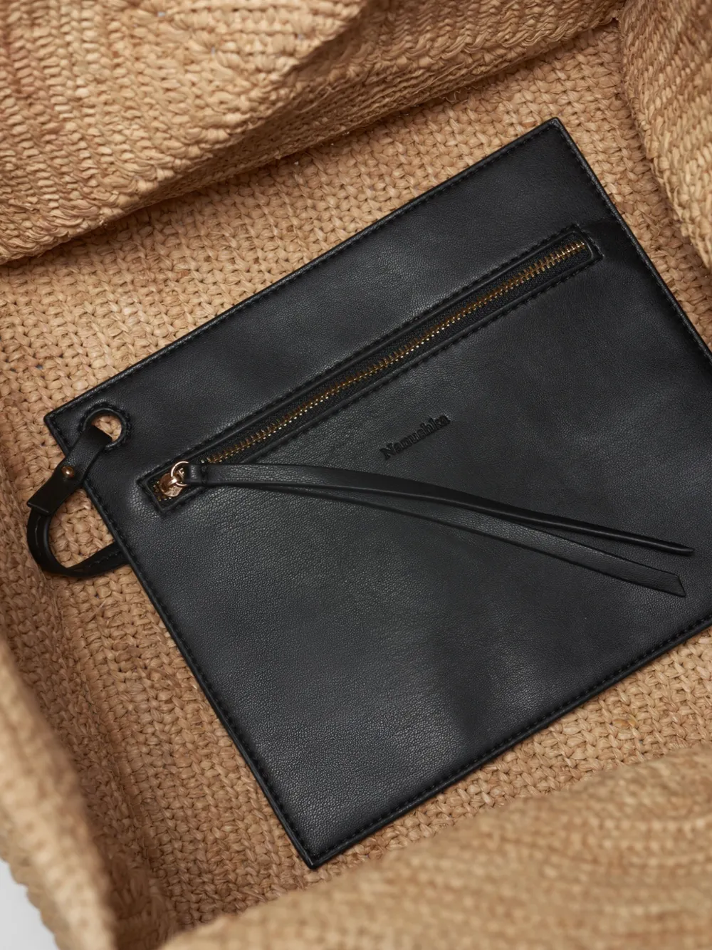 Nanushka Origami shopper Beige