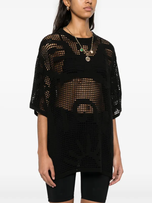 Nanushka Crino T-shirt | Black | FARFETCH