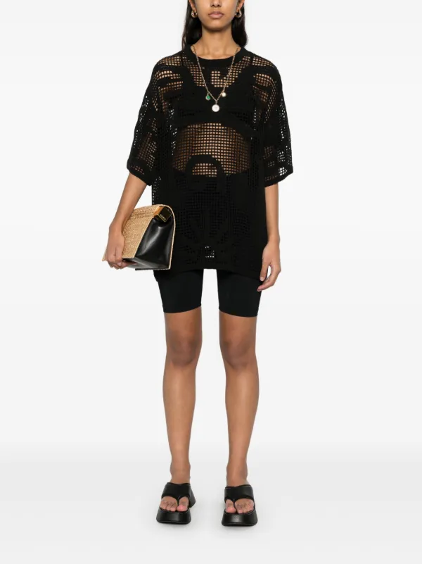Nanushka Crino T-shirt | Black | FARFETCH