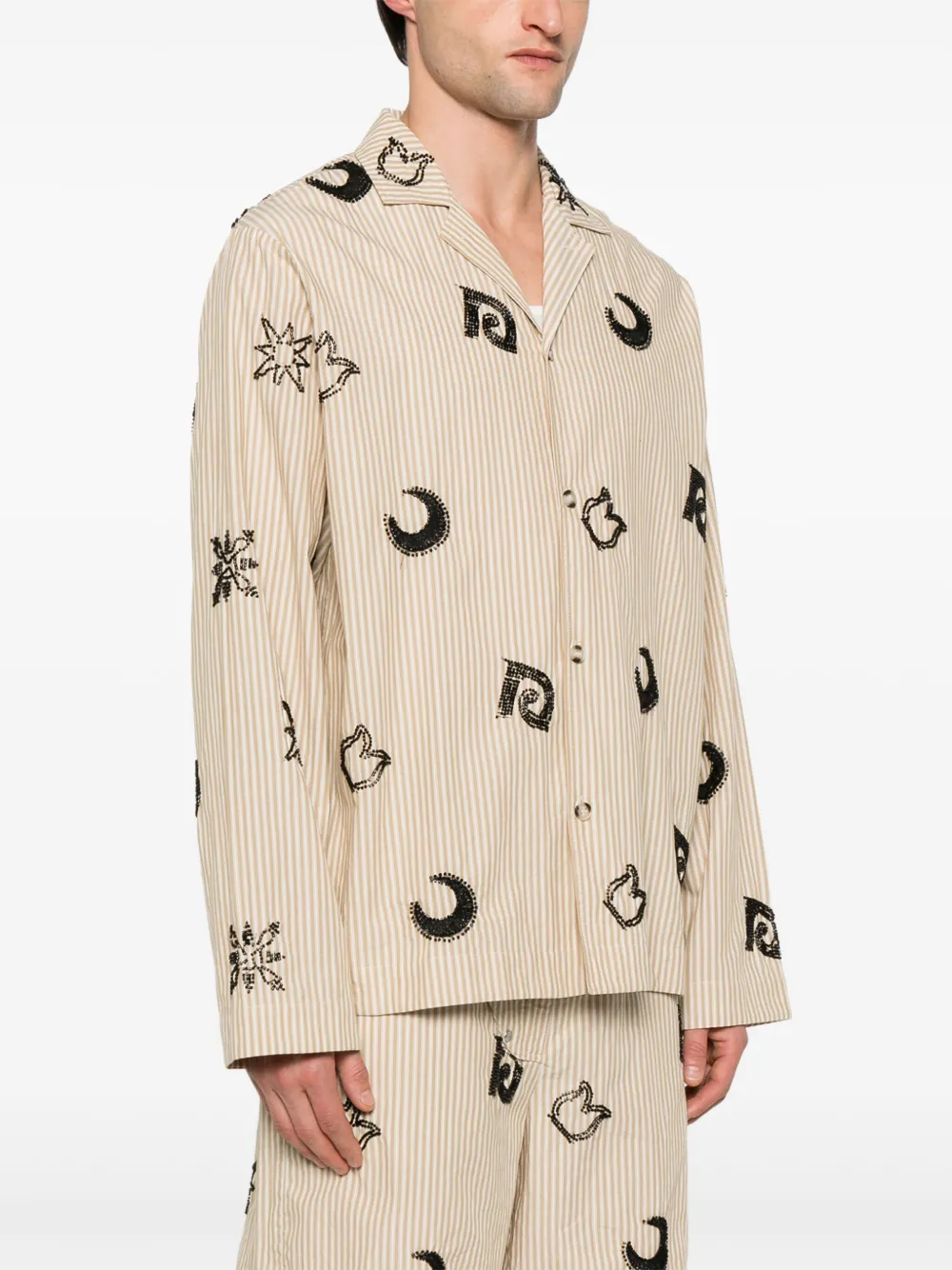 Nanushka Haris Shirt In Neutral