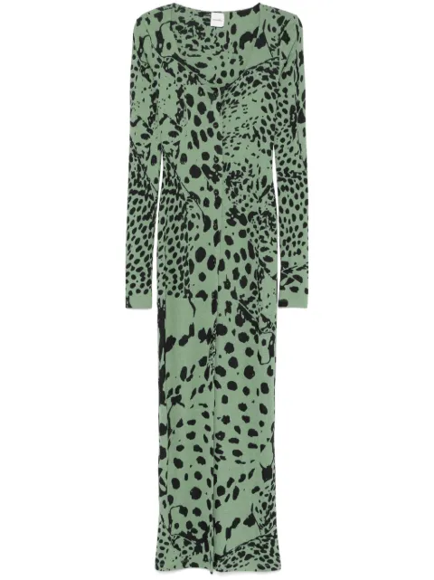 Nanushka leopard-print maxi dress