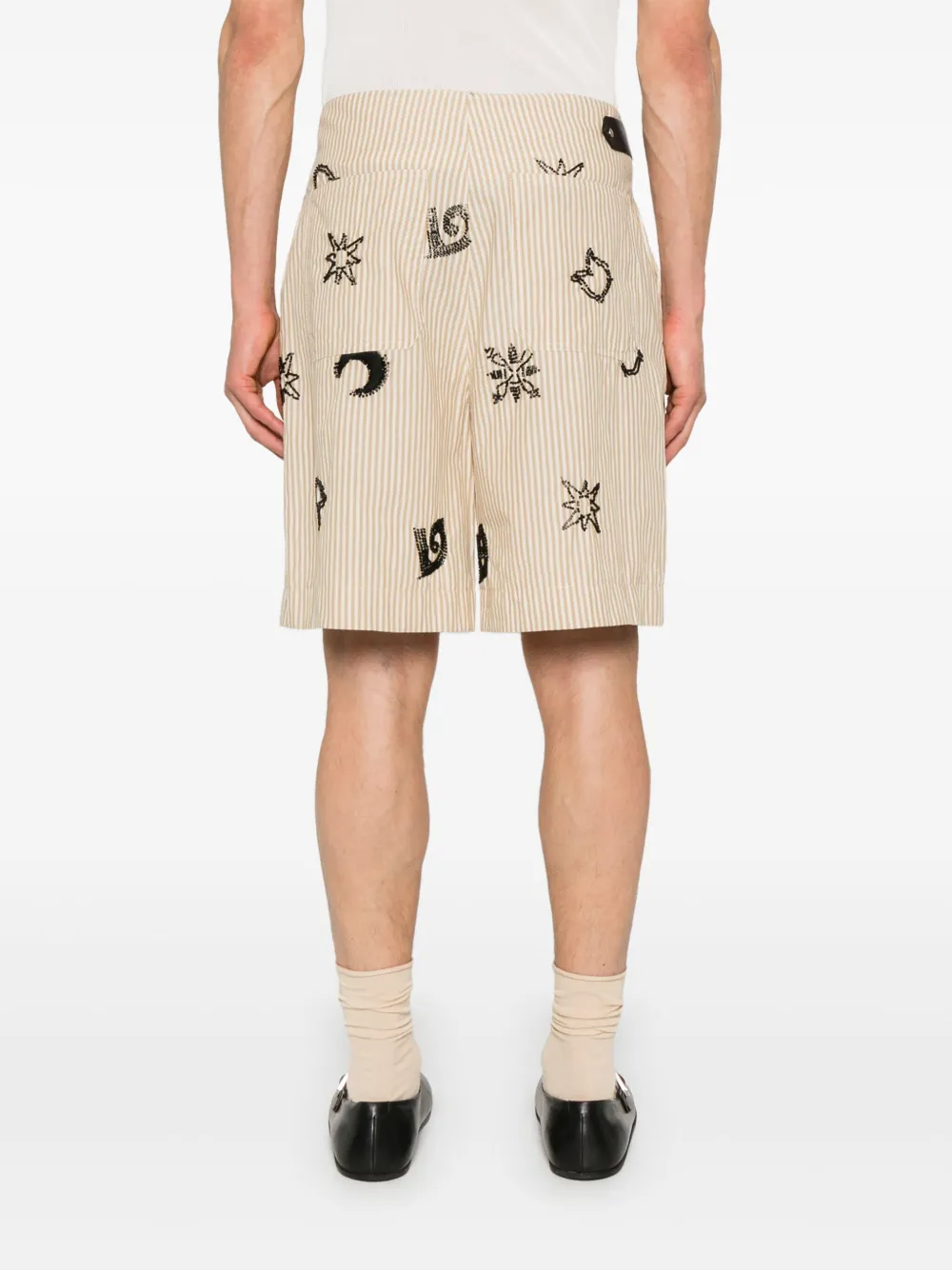 Nanushka Mikos Shorts In Neutral