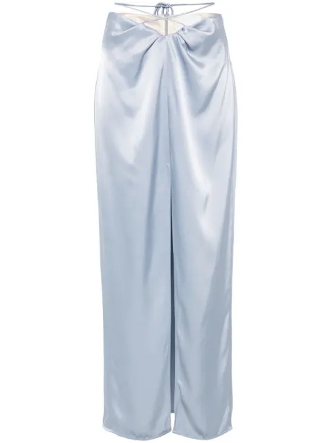 Nanushka draped midi skirt 