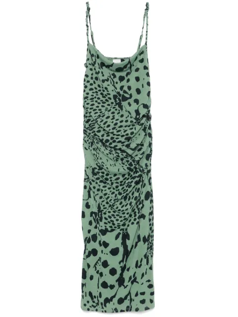 Nanushka animal-print midi dress 