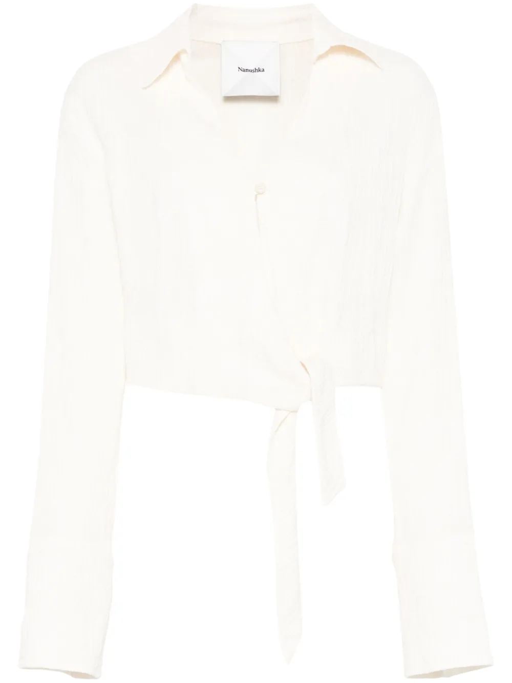 Nanushka Enola blouse | Neutrals | Image 1
