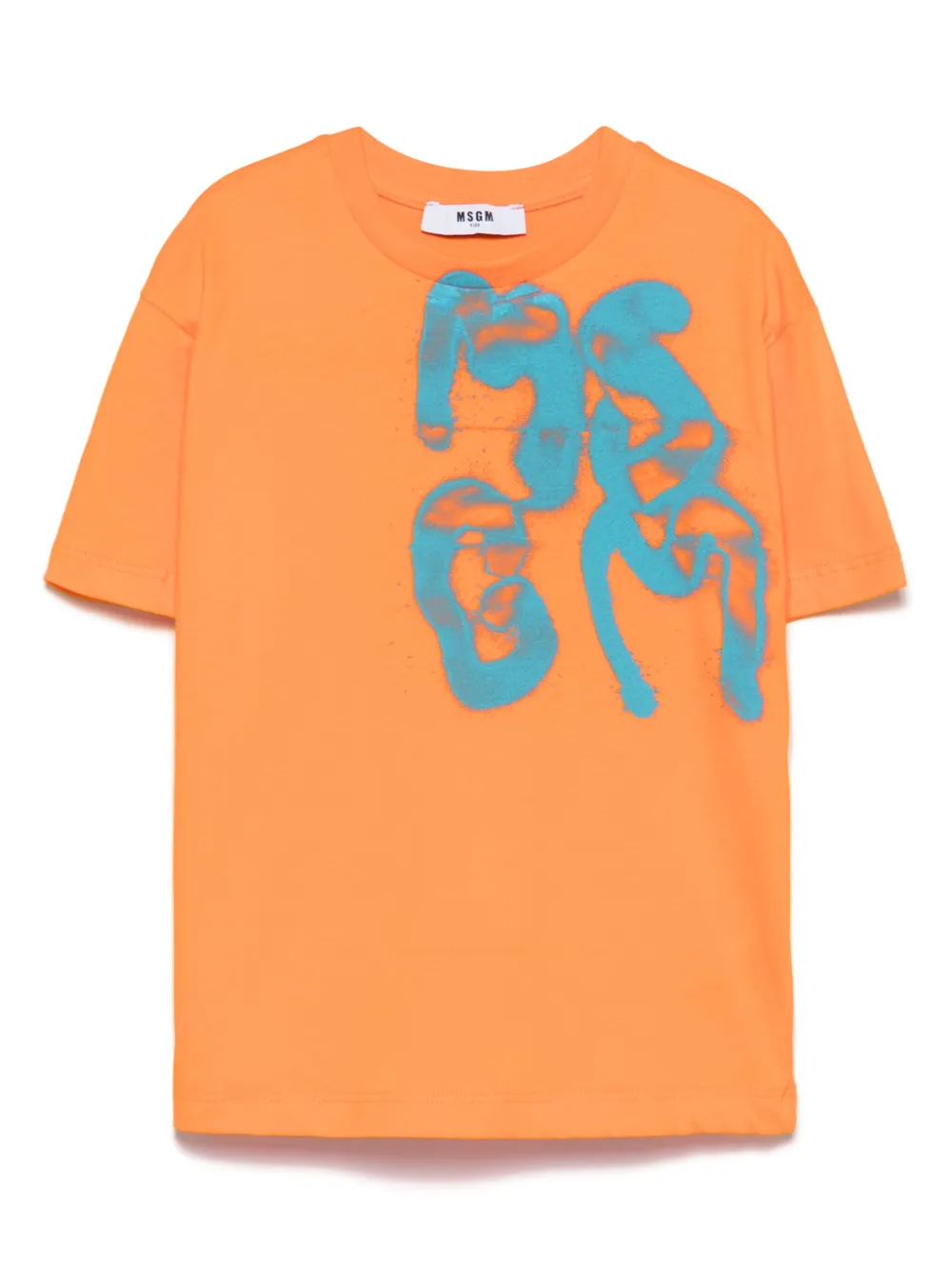 MSGM Kids playera de jersey | naranja | Image 1