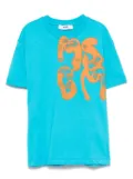 MSGM Kids jersey T-shirt - Blue