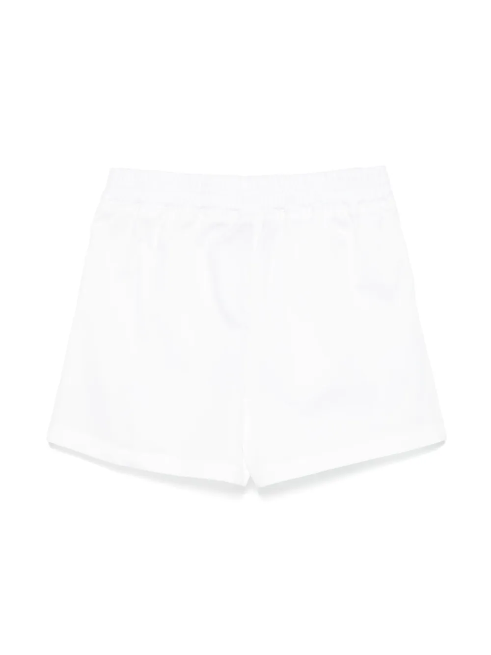 msgmkids MSGM Kids Trainingsshorts met geborduurd logo - Wit