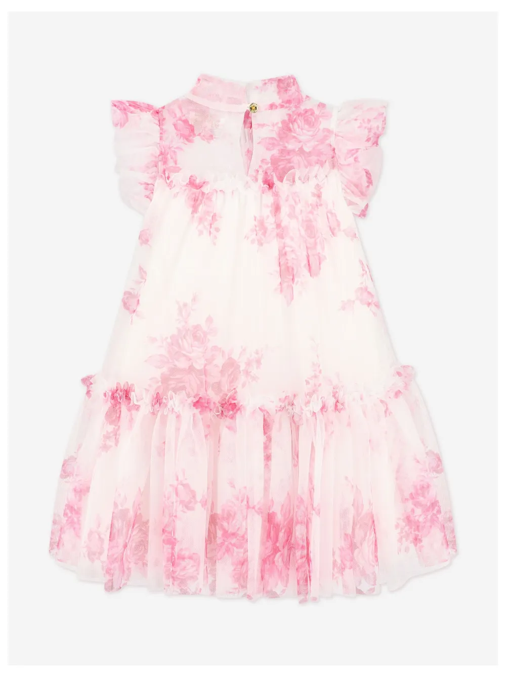 ANGEL'S FACE KIDS Floral tule jurk - Wit