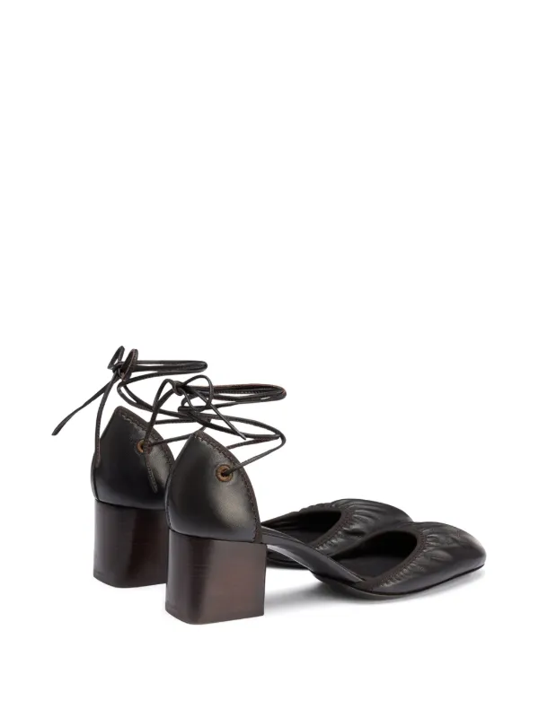 LEMAIRE 55mm Micro Ballerina Pumps | Brown | FARFETCH