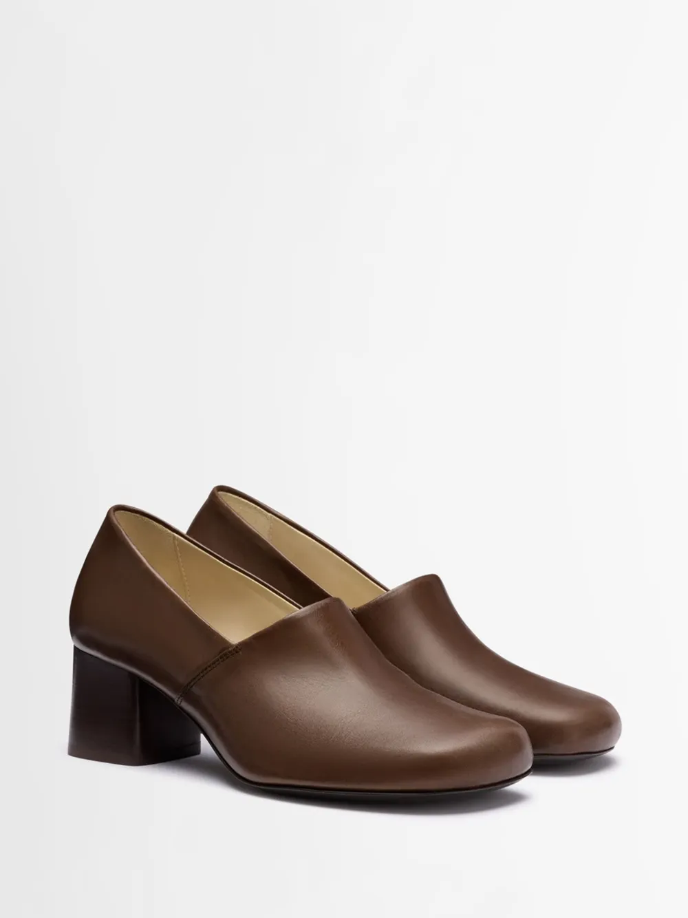 LEMAIRE 55mm Anatomic pumps Brown