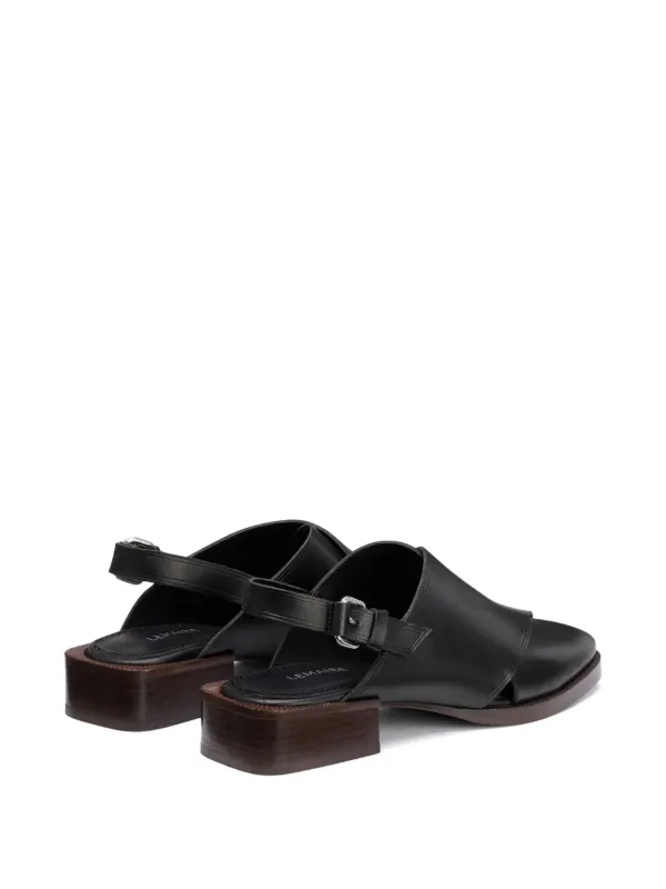 LEMAIRE Cross Sandals | Black | FARFETCH