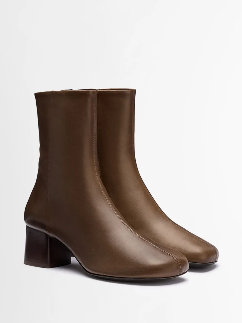 LEMAIRE 55mm Anatomic boots - Bruin