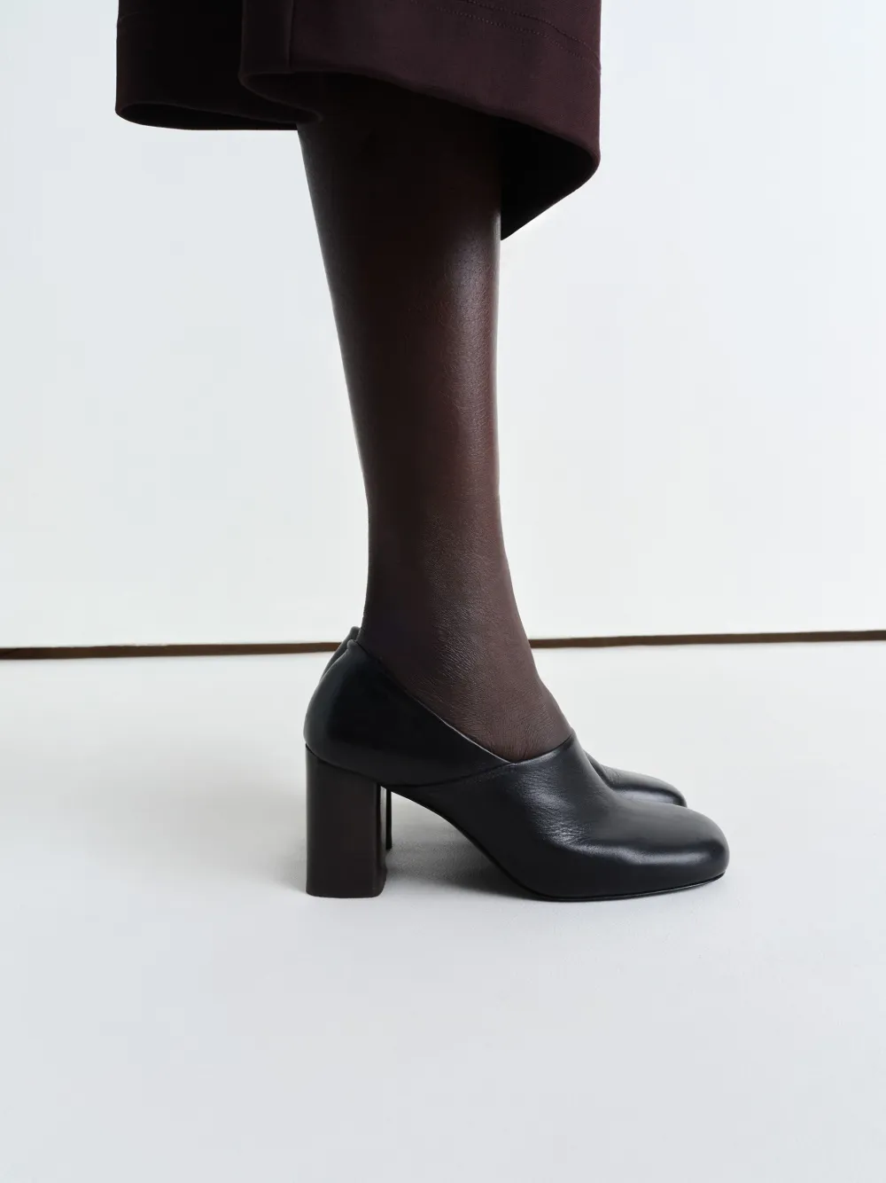 LEMAIRE 80mm Anatomic pumps Black