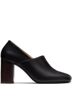 国内発送【LEMAIRE】アナトミック80レザー◇パンプス◇ブラウン LEMAIRE ウィメンズ パンプス通販 - FARFETCH