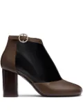LEMAIRE 80mm cut-out boots - Brown