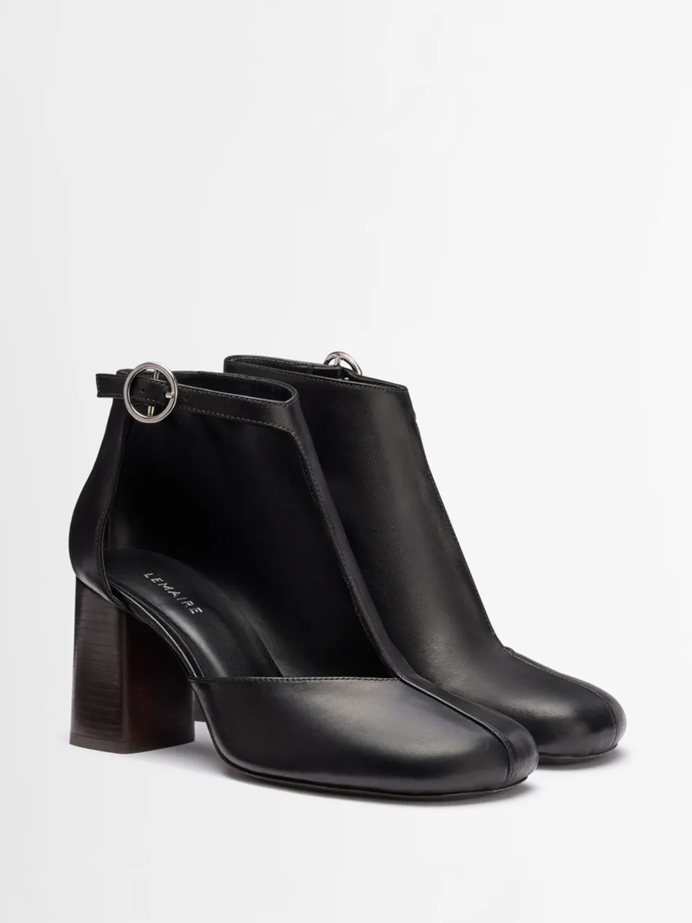 LEMAIRE 80mm Cut Out boots Black