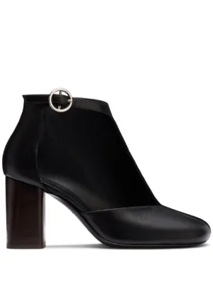 LEMAIRE カットアウト ヒールブーティ 38 ブラック LEMAIRE ウィメンズ