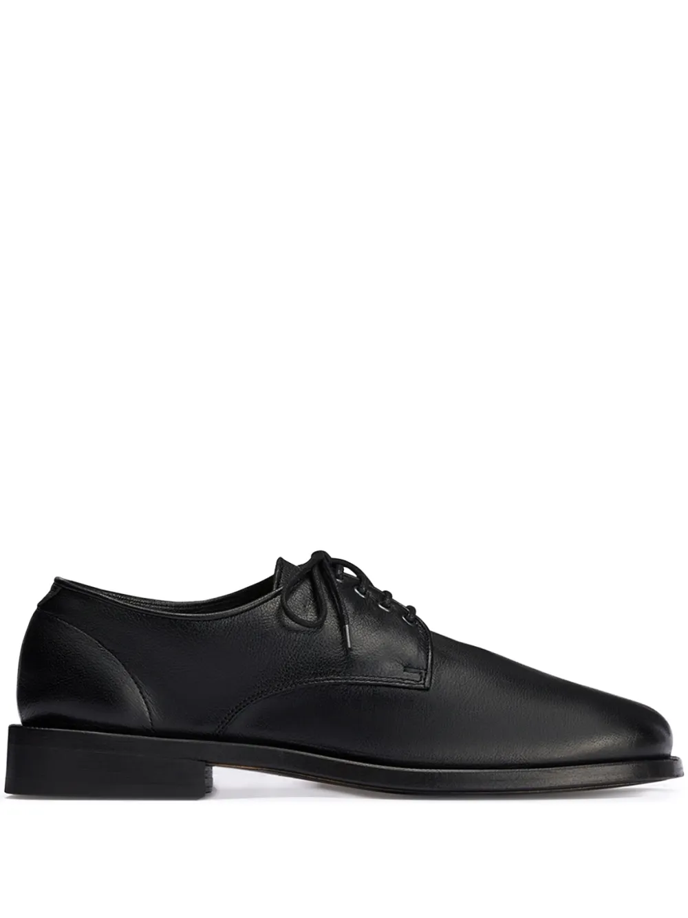 LEMAIRE anatomic lace-up shoes Black