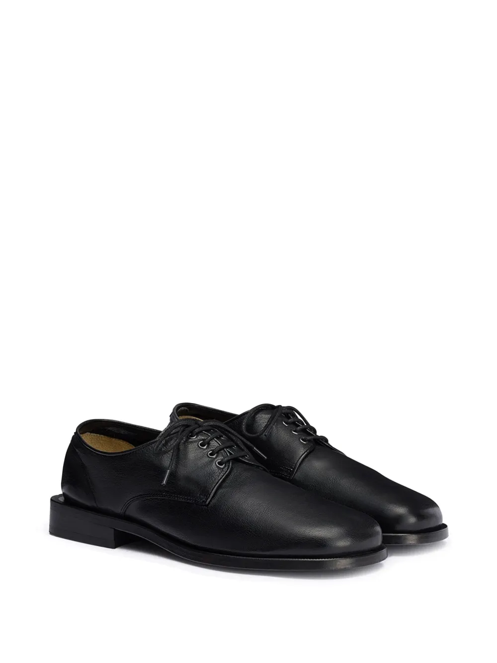 LEMAIRE anatomic lace-up shoes Black